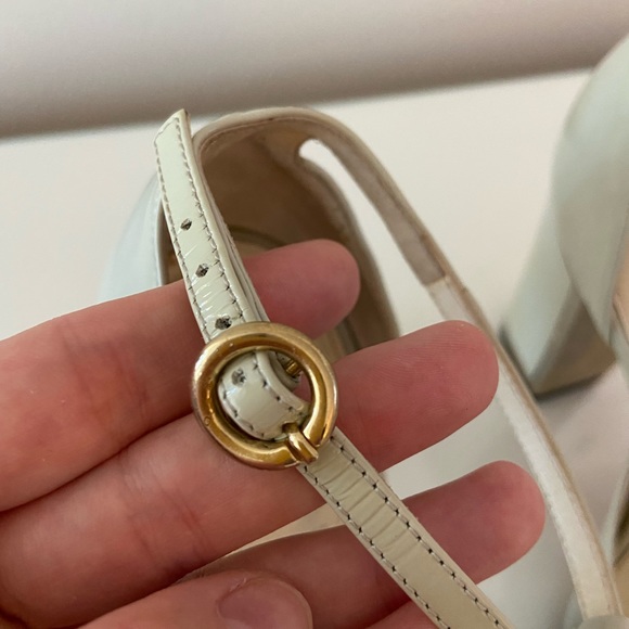 Rare! BALLY t-strap block heels size 7.5 - Picture 8 of 10